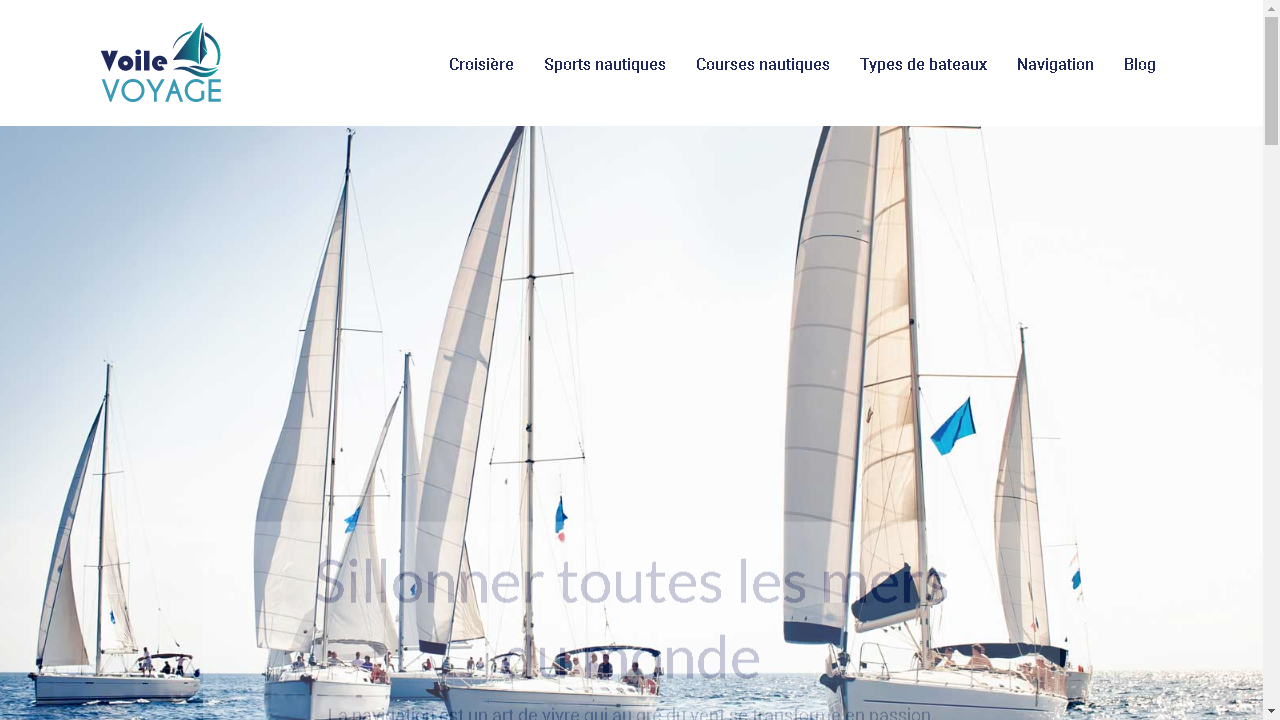 Capture d'écran de http://www.voile-voyage.fr/